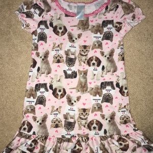 Children’s Place kitten puppy night gown